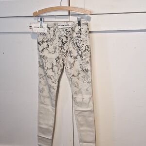 Etienne Marcel Women's Jeans with Black Pattern